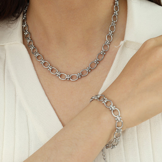 Titanium Steel Retro Bracelet
