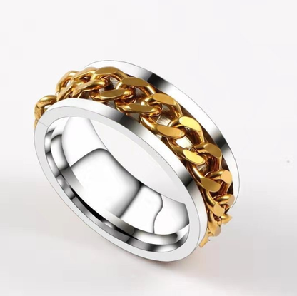 Titanium steel ring