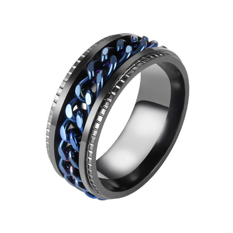 Titanium steel ring