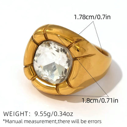 Titanium steel ring
