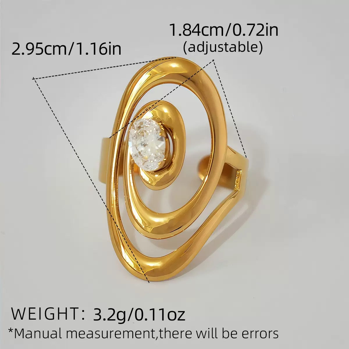 Titanium steel ring