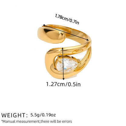 Titanium steel ring