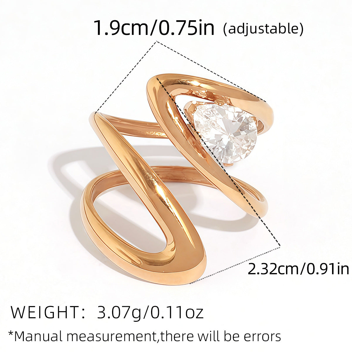 Titanium steel ring