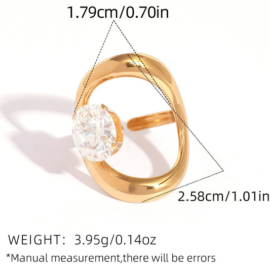 Titanium steel ring