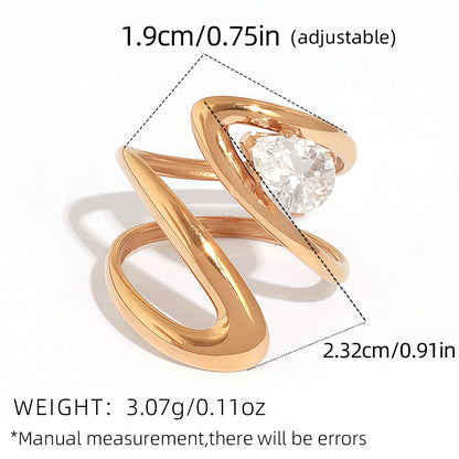 Titanium steel ring