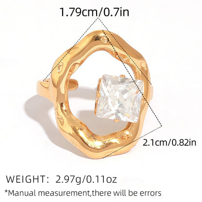 Titanium steel ring