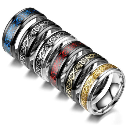 Titanium steel ring