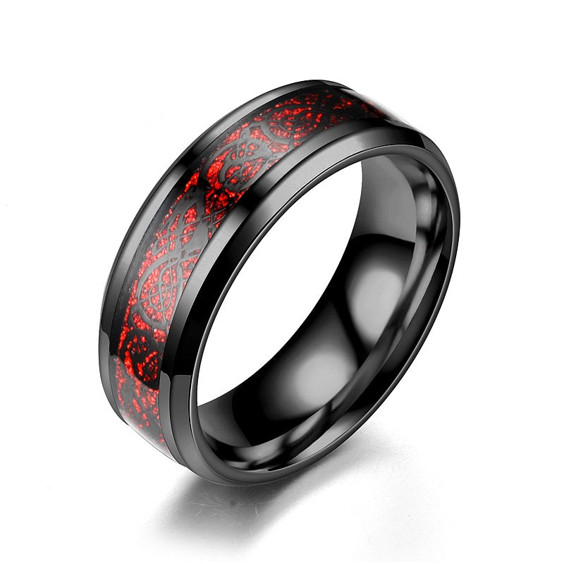 Titanium steel ring