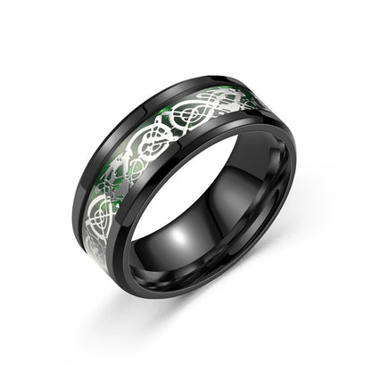 Titanium steel ring