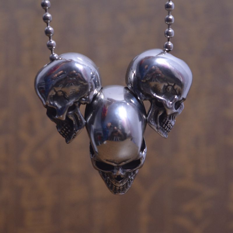 Titanium Steel Skull Pendant