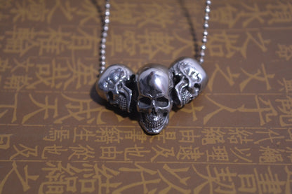 Titanium Steel Skull Pendant