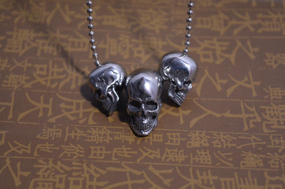 Titanium Steel Skull Pendant