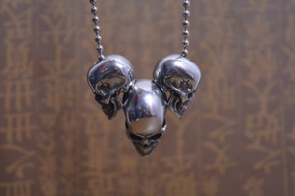 Titanium Steel Skull Pendant