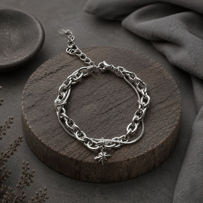 Titanium Steel Star Bracelet