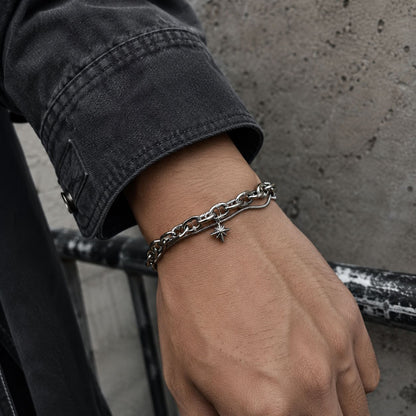Titanium Steel Star Bracelet