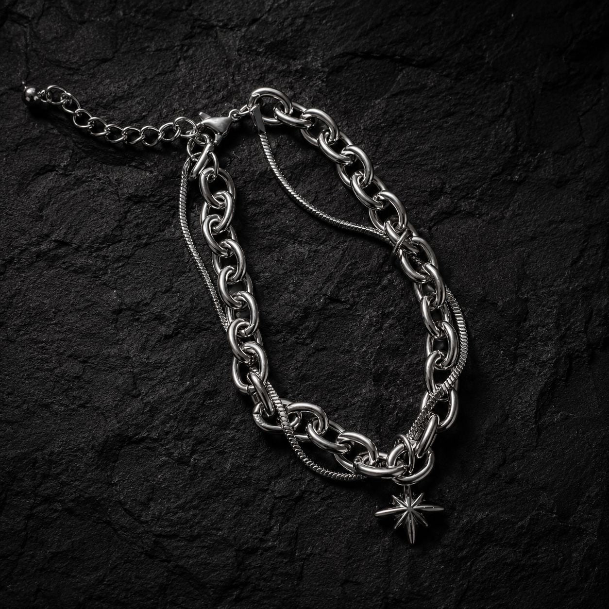 Titanium Steel Star Bracelet