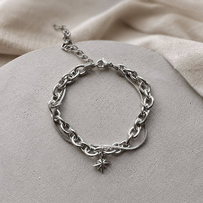 Titanium Steel Star Bracelet