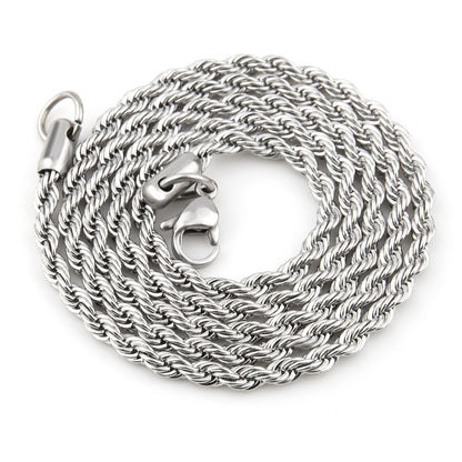 Titanium steel twist bracelet
