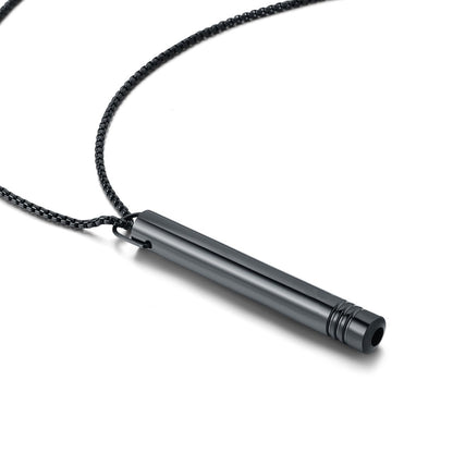 Titanium Steel Whistle Necklace