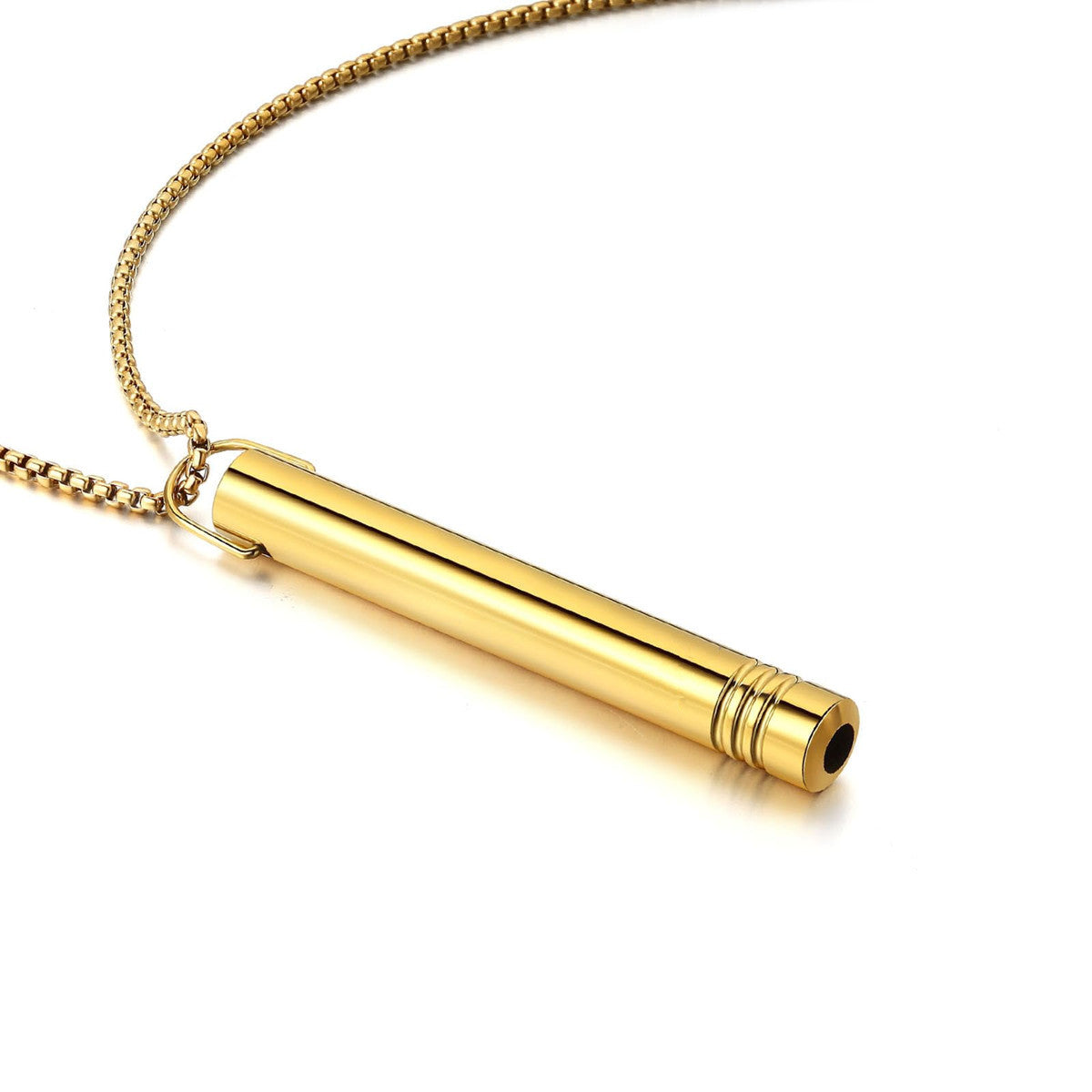 Titanium Steel Whistle Necklace