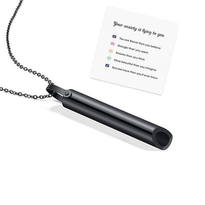 Titanium Steel Whistle Necklace