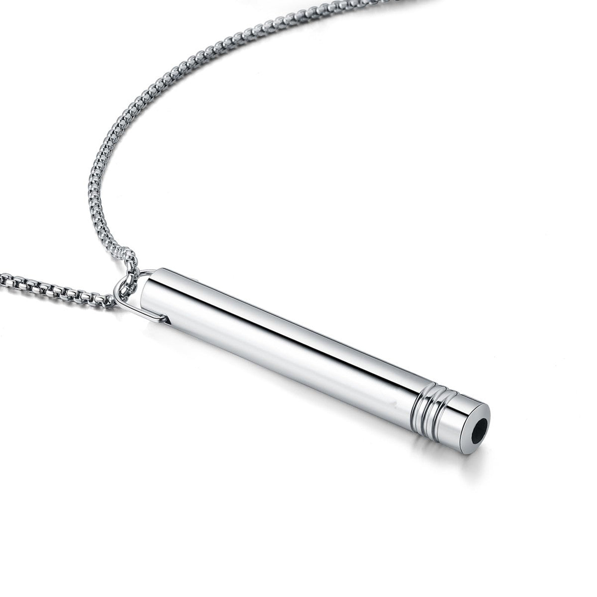 Titanium Steel Whistle Necklace