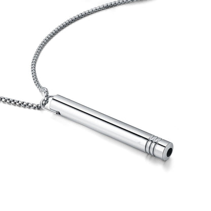 Titanium Steel Whistle Necklace