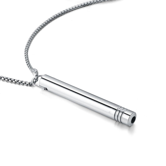 Titanium Steel Whistle Necklace