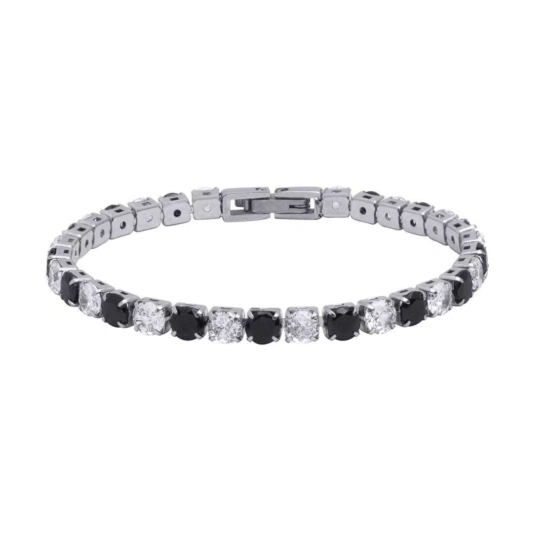 Titanium Steel Zircon Tennis Bracelet