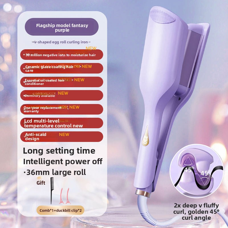 Titanium Tourmaline Hair Curling Iron with Negative Ion Technology