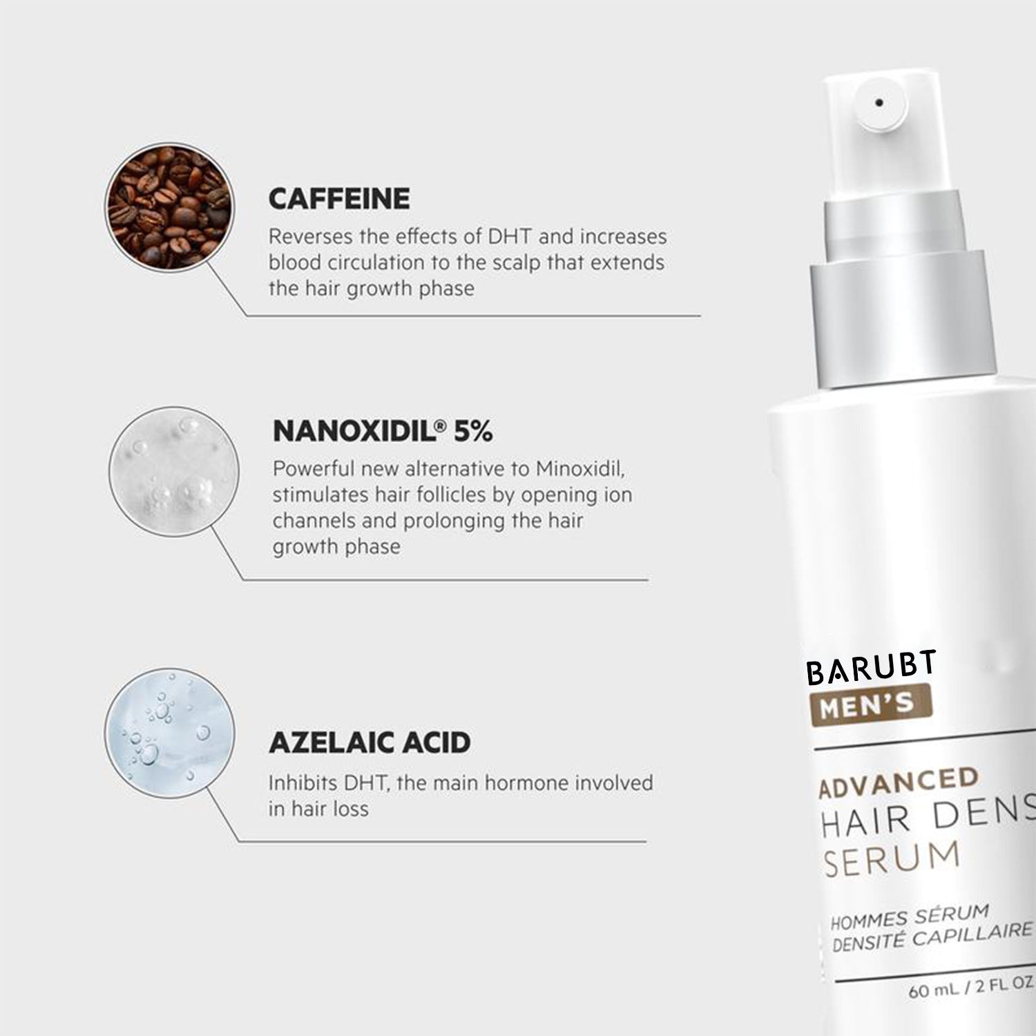 Tk Cross-Border Bestseller Barubt Hair Density Essence Soothing and Moisturizing Essence