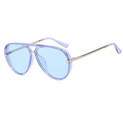 Toad-Shaped Aviator Sunglasses