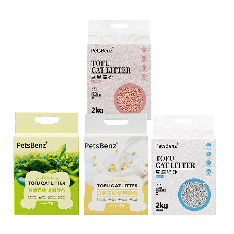 Tofu Cat Litter Low Dust Degradable