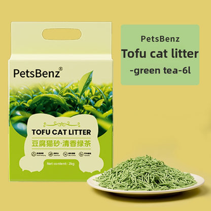 Tofu Cat Litter Low Dust Degradable