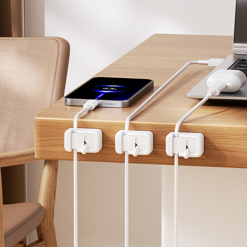 Toggle Lever Switch Cable Organizer Desktop Adhesive Holder