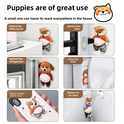 Toilet door top-mounted door stop handle