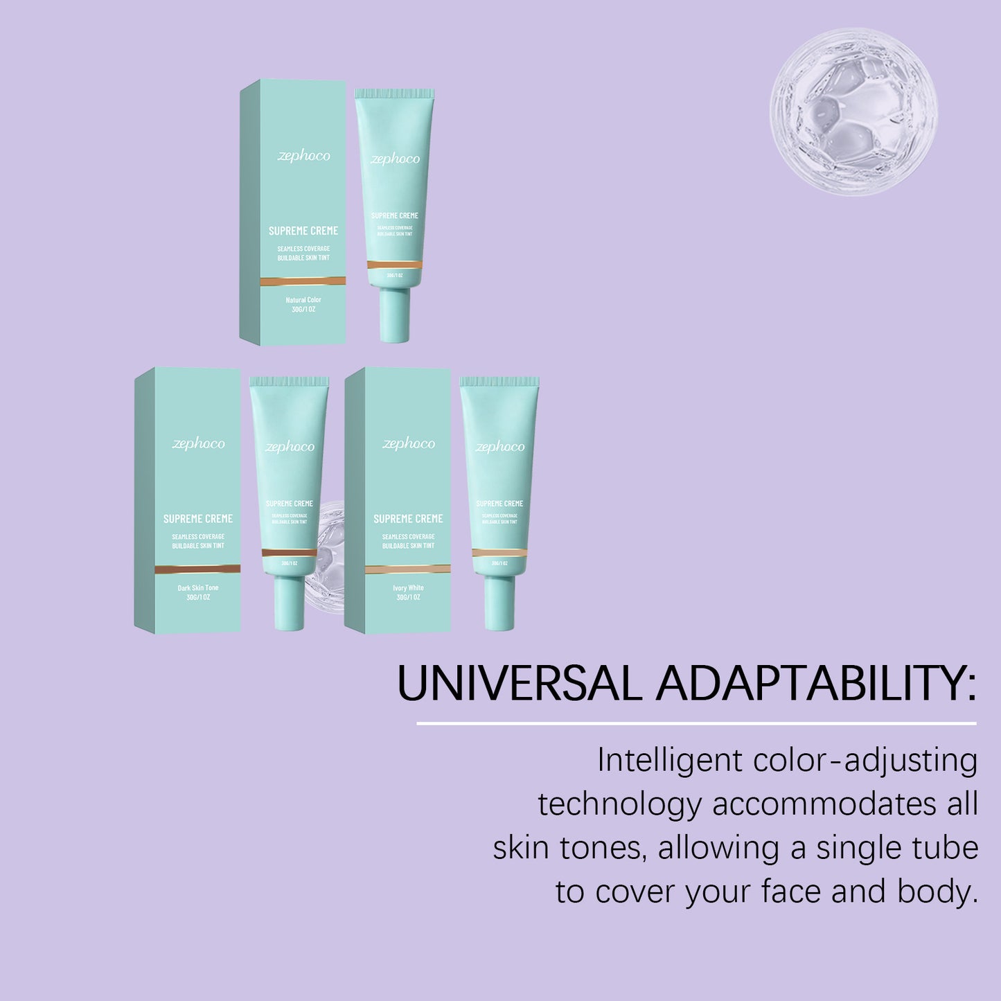 Toning Cream for Concealing and Brightening