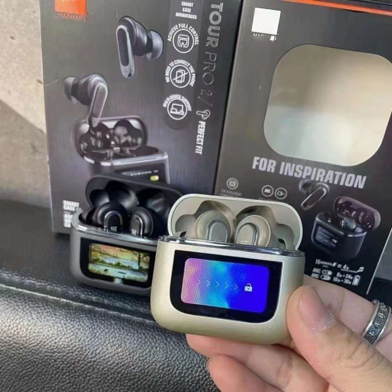 Tonr Pro2 Digital Display Bluetooth Headset ANC Noise Cancellation