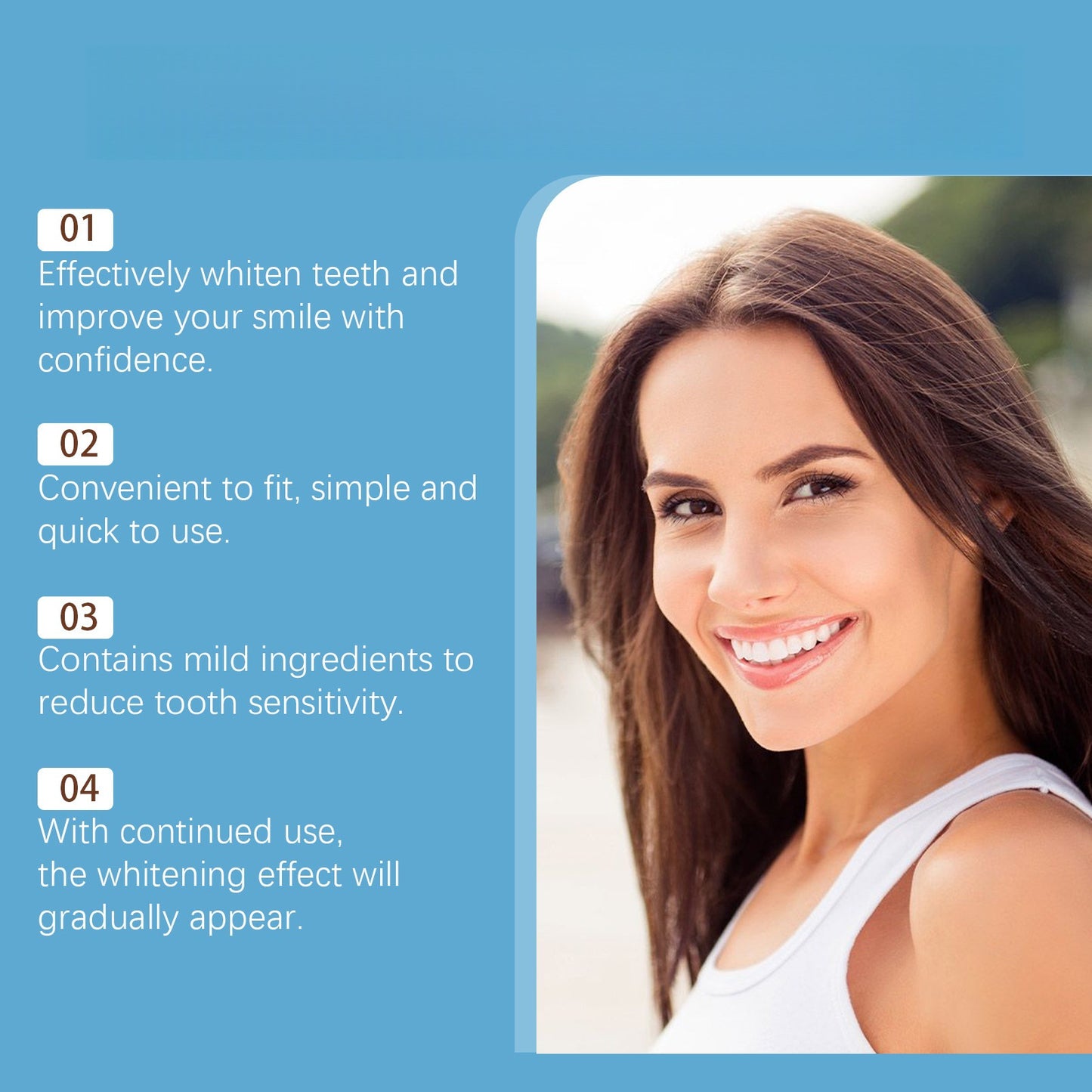 Tooth and Gum Repair Oral Strips for Fresh Breath