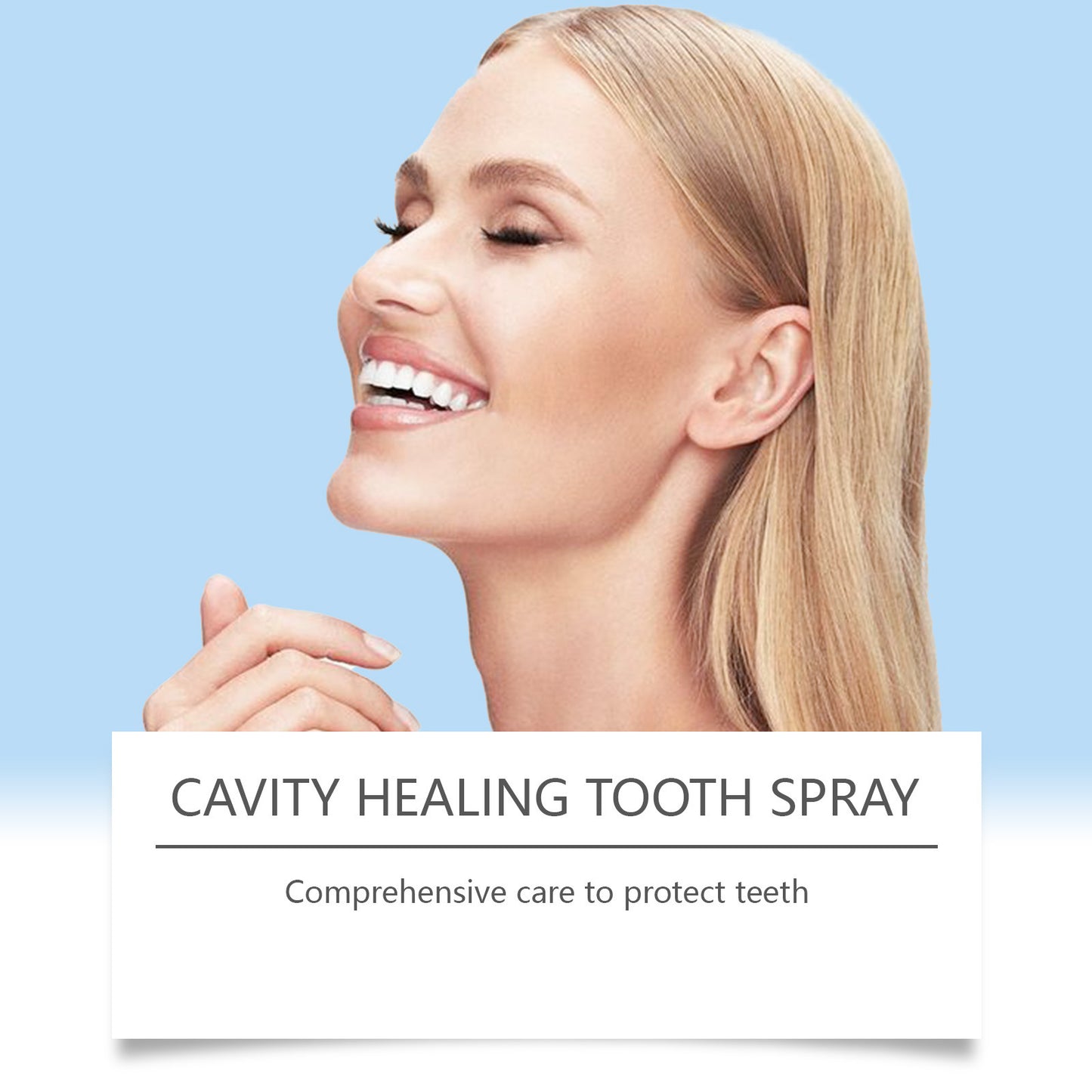 Tooth Care Spray Protects Teeth and Naturally Freshens and Shines Teeth Spray