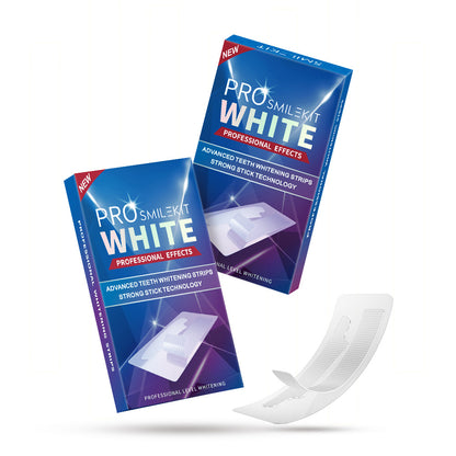Tooth whitening adhesive patch