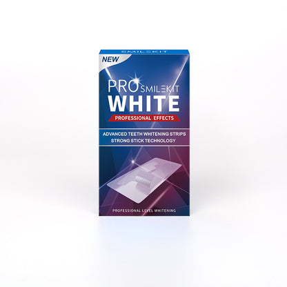 Tooth whitening adhesive patch
