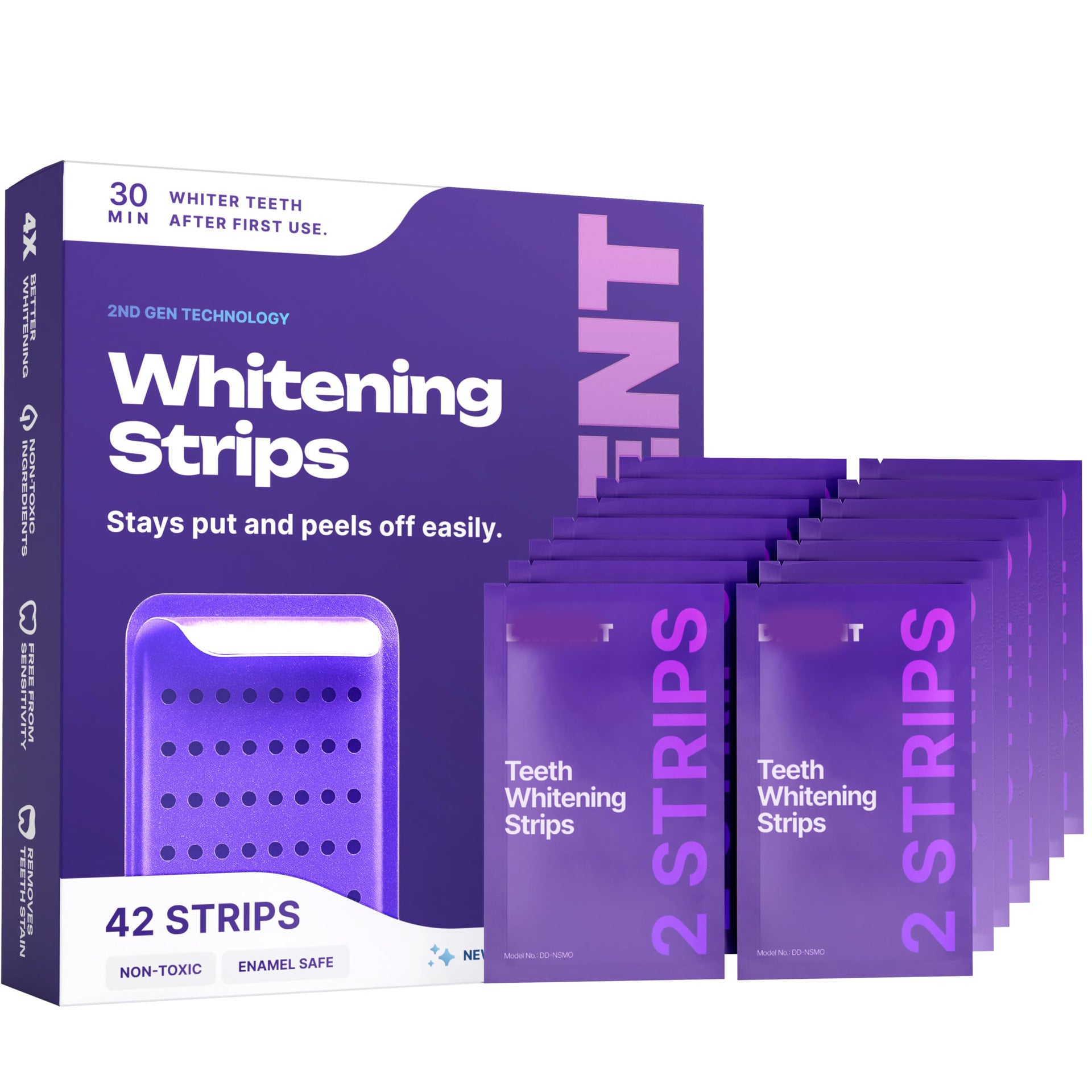 Tooth Whitening Strips for Enamel Protection