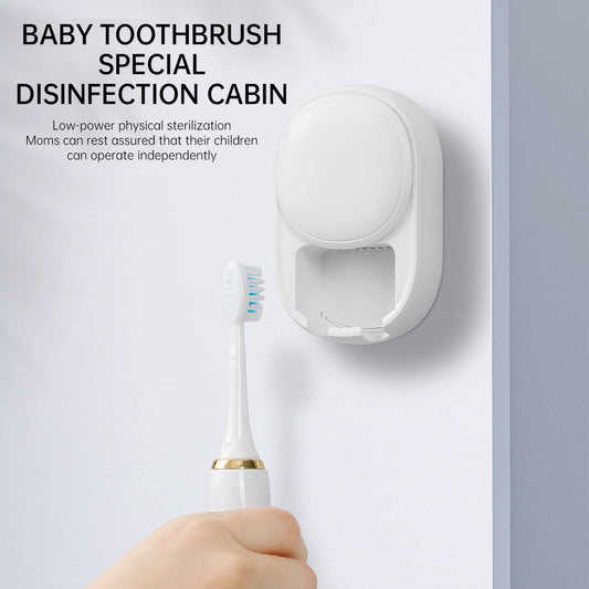 Toothbrush disinfection rack