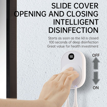 Toothbrush disinfection rack