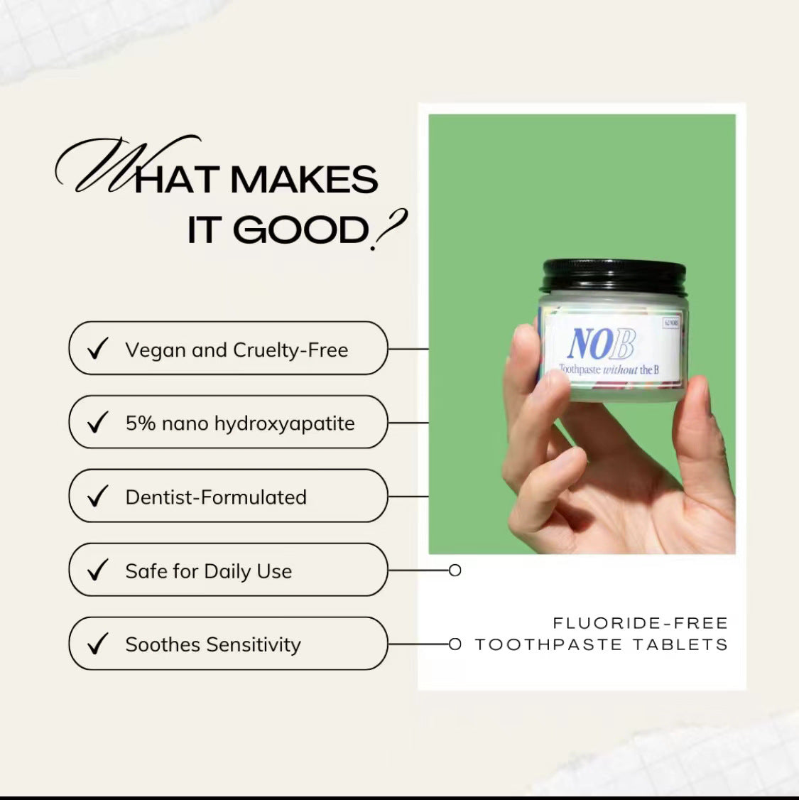 toothpaste tablets