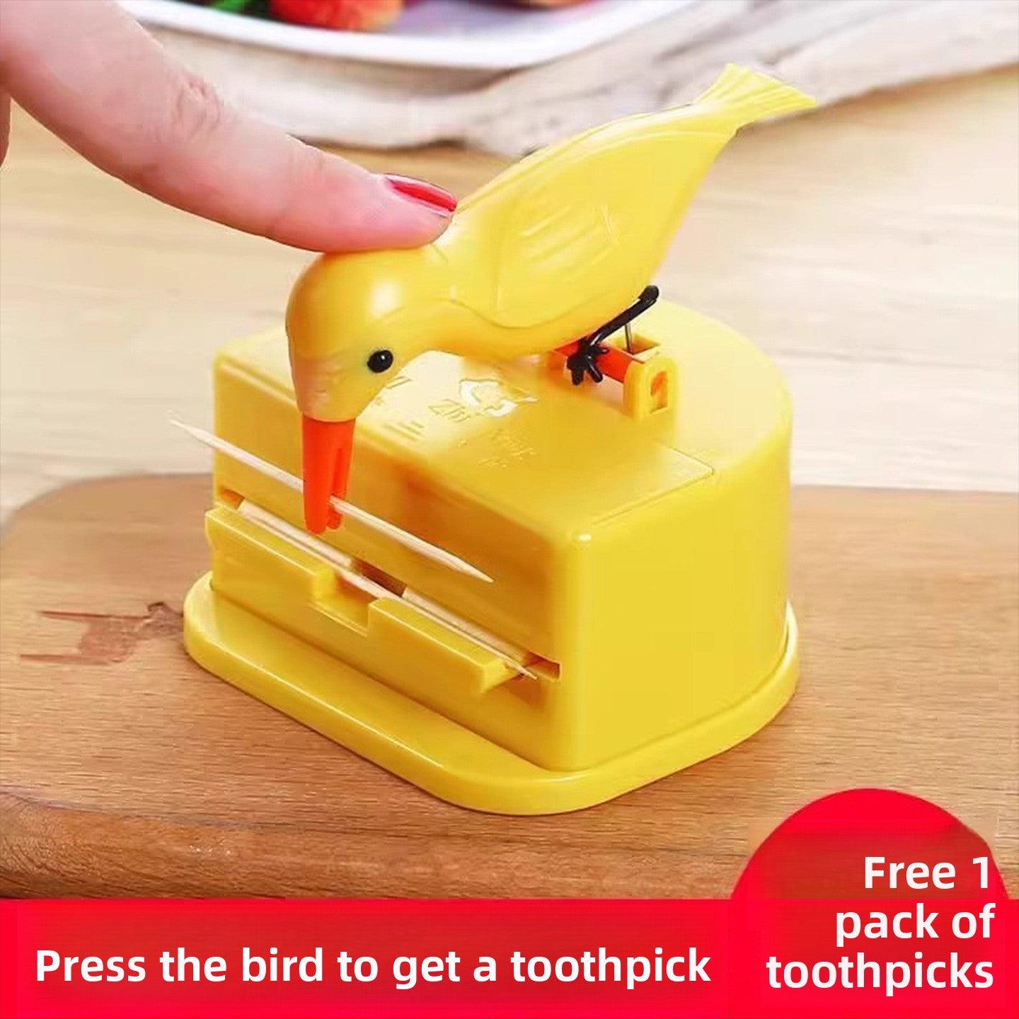 Toothpick storage box