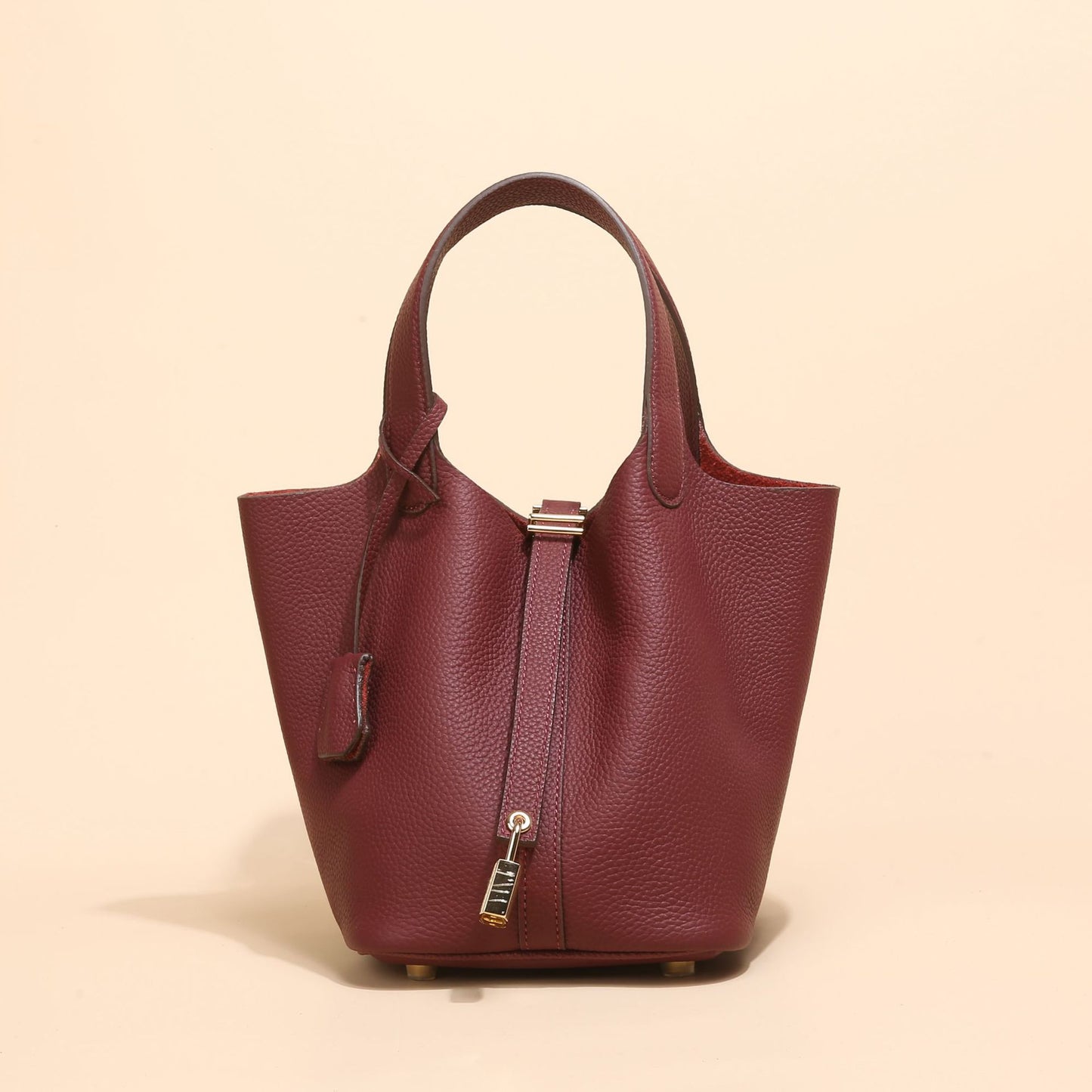 Top-grade genuine leather women's bag made of high-end cowhide