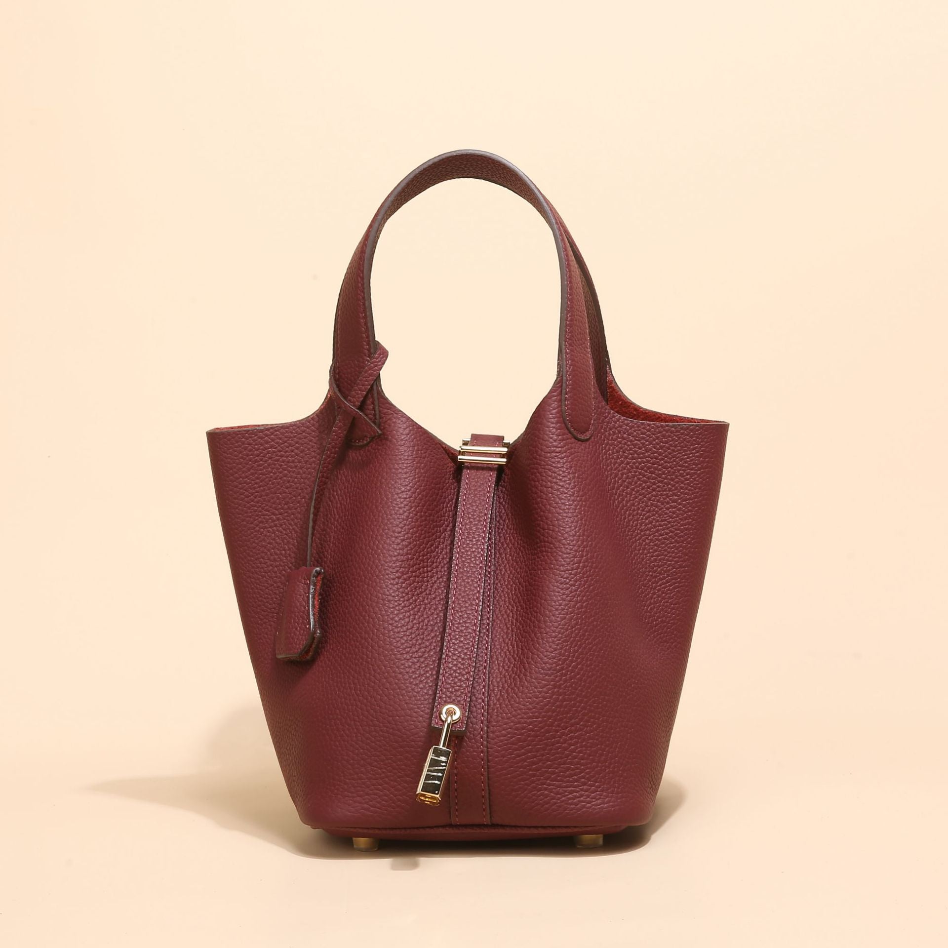 Top-grade genuine leather women's bag made of high-end cowhide