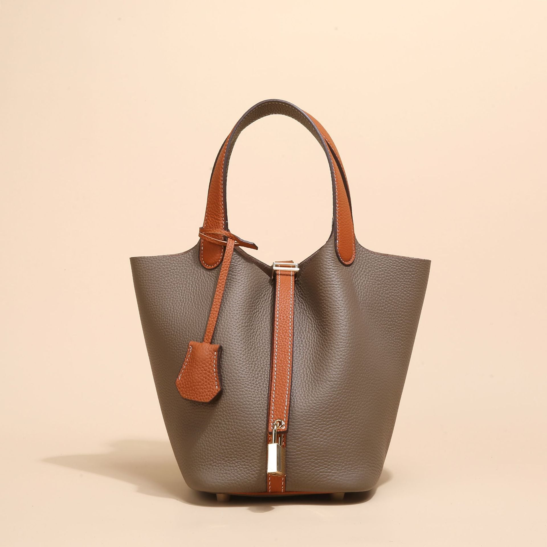 Top-grade genuine leather women's bag made of high-end cowhide